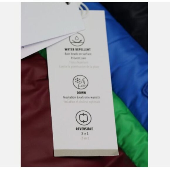 Lacoste Reversible Colorblock Accent Down Jacket Men's Size M/52 $450 Puffer - Picture 12 of 15